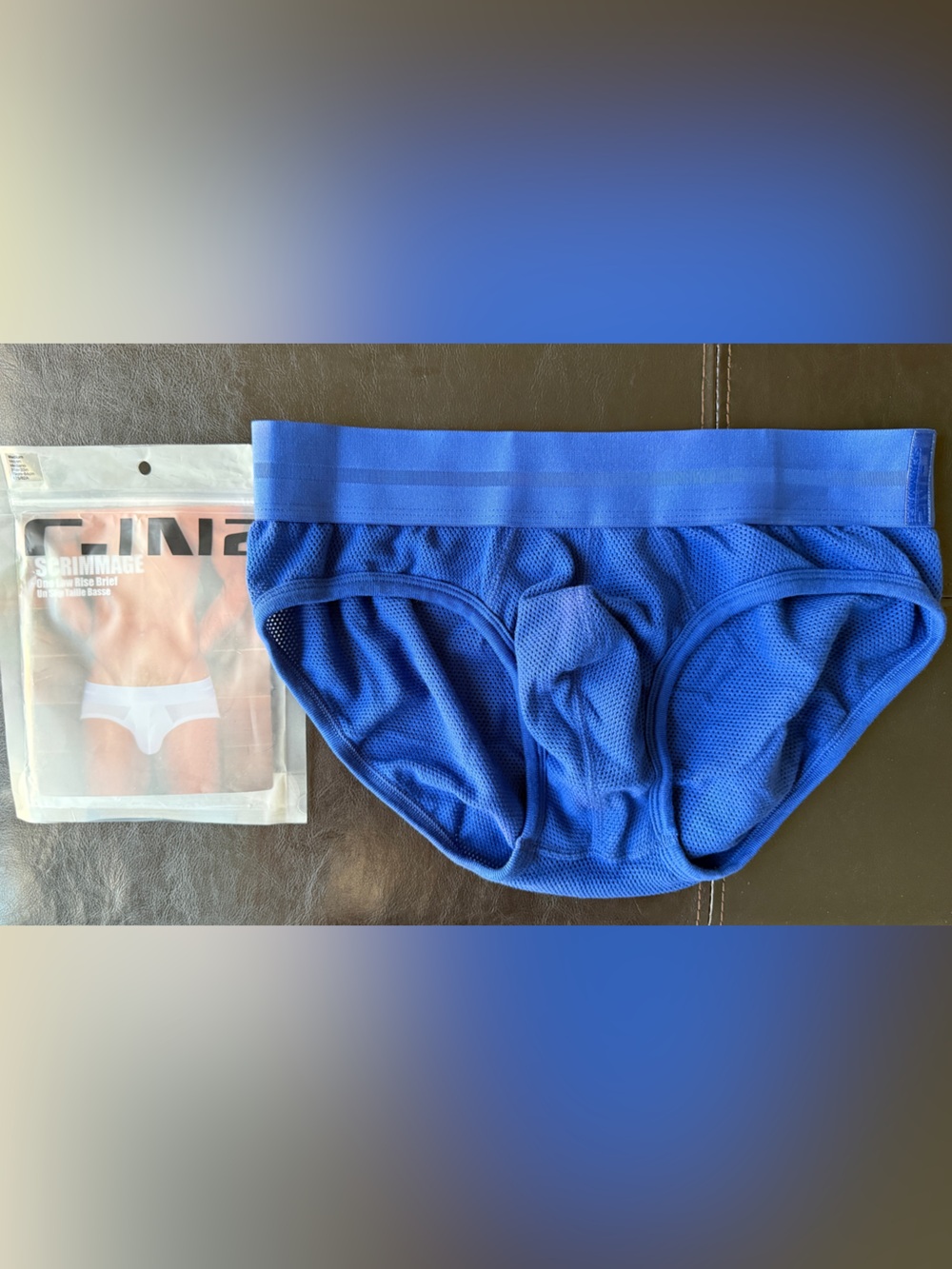 Blue Sports Brief - Picture 2 of 5